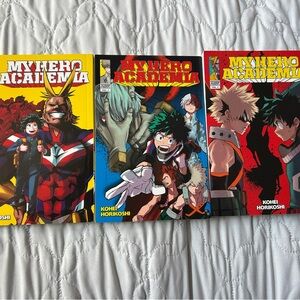 My Hero Academia Manga Volumes 1-3